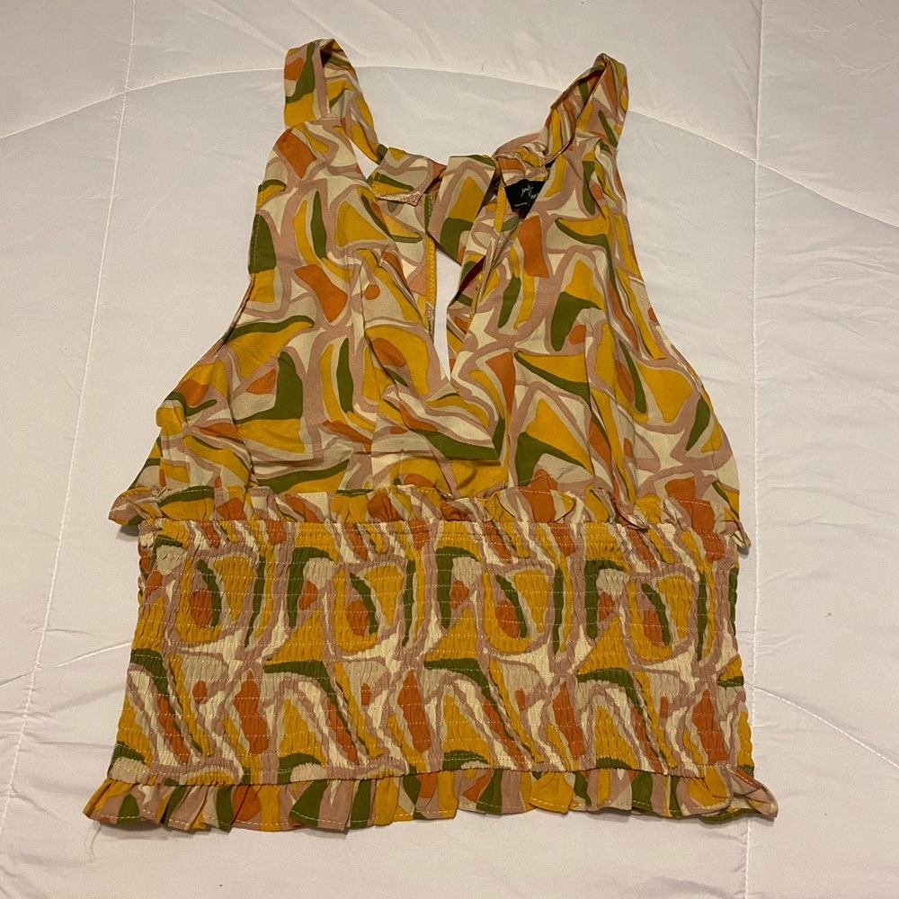 Colorful Halter Top